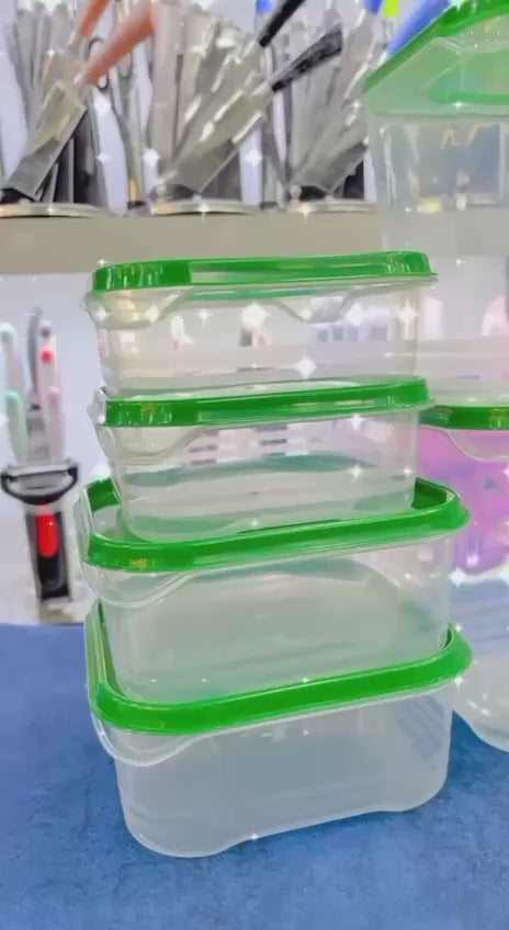 طقم علب تلاجة مستورد (17 قطعة)