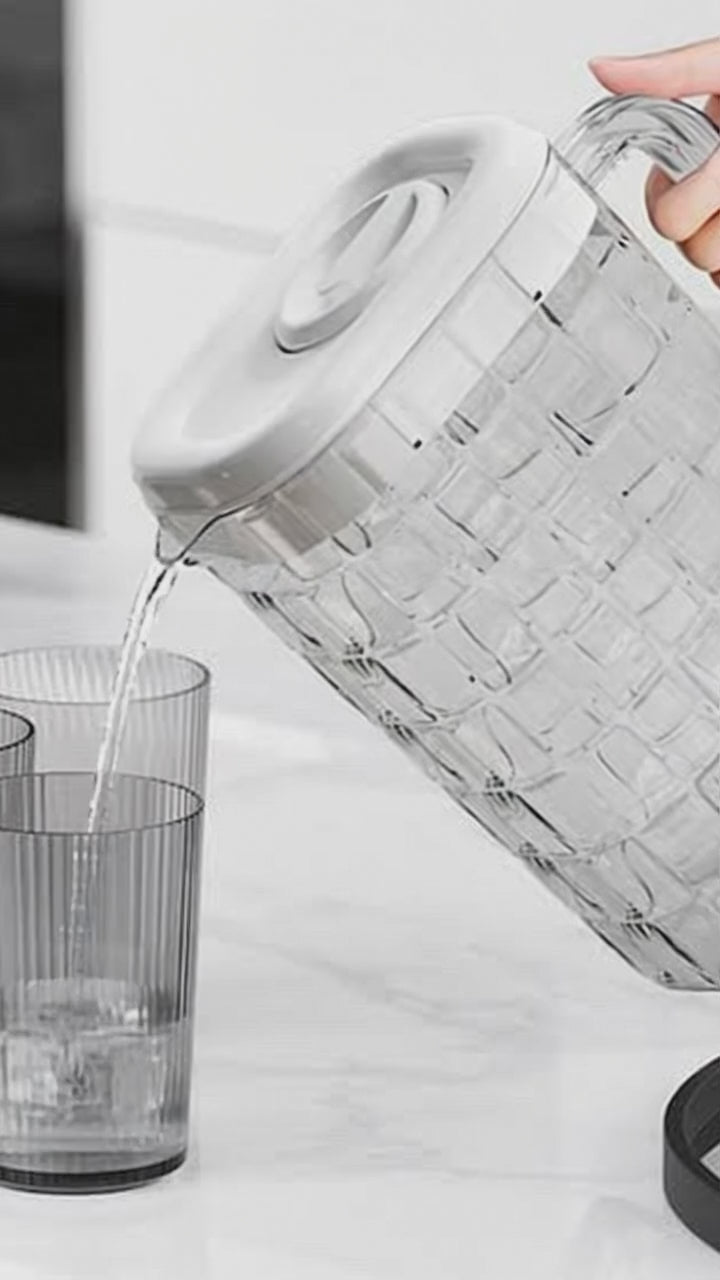 طقم دورق + 2 كوب اكريلك ضد الكسر