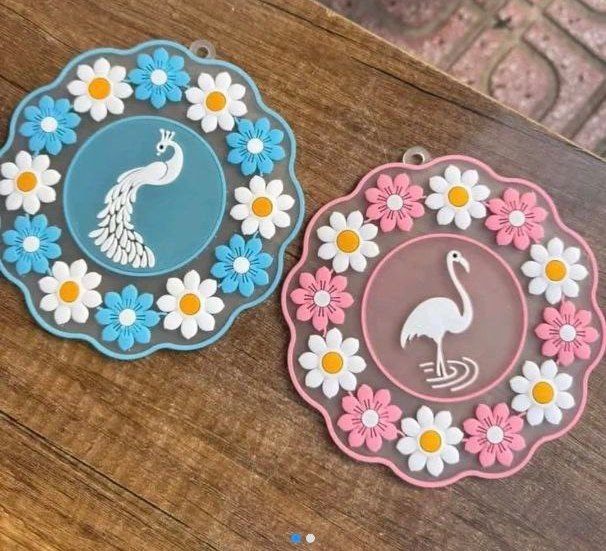 كوستر سيليكون فلامنجو - 2 قطعة